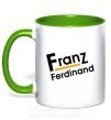 Чашка з кольоровою ручкою FRANZ FERDINAND Зелений фото