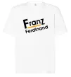 Футболка Оверсайз FRANZ FERDINAND Білий фото