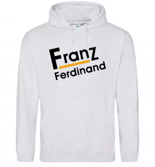 Чоловіча толстовка (худі) FRANZ FERDINAND Сірий меланж фото