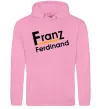 Женская толстовка (худи) FRANZ FERDINAND Розовый фото