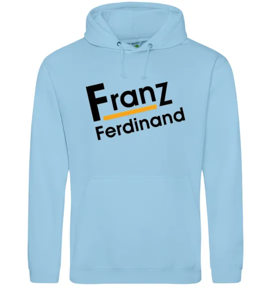 Женская толстовка (худи) FRANZ FERDINAND Голубой фото