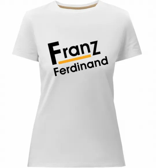 Жіноча преміум футболка FRANZ FERDINAND Білий фото