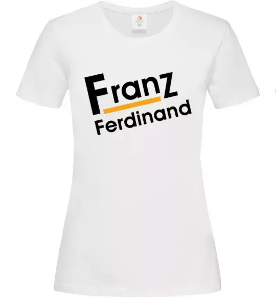 Женская футболка FRANZ FERDINAND Белый фото