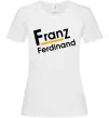 Женская футболка FRANZ FERDINAND Белый фото