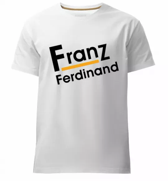 Чоловіча преміум футболка FRANZ FERDINAND Білий фото