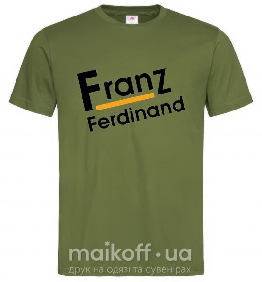 Чоловіча футболка FRANZ FERDINAND Оливковий фото