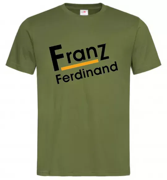 Мужская футболка FRANZ FERDINAND Оливковый фото