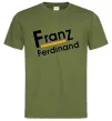 Мужская футболка FRANZ FERDINAND Оливковый фото