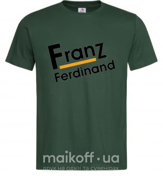 Мужская футболка FRANZ FERDINAND Темно-зеленый фото