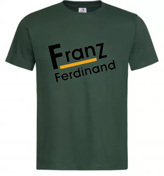 Мужская футболка FRANZ FERDINAND Темно-зеленый фото