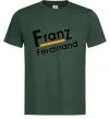 Мужская футболка FRANZ FERDINAND Темно-зеленый фото