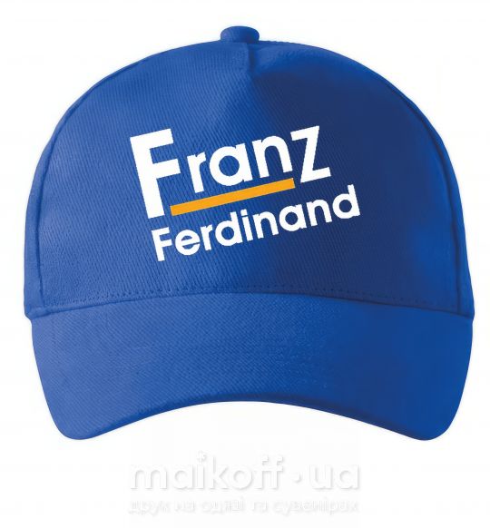 Кепка FRANZ FERDINAND Ярко-синий фото