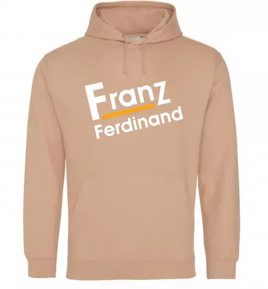 Женская толстовка (худи) FRANZ FERDINAND Песочный фото