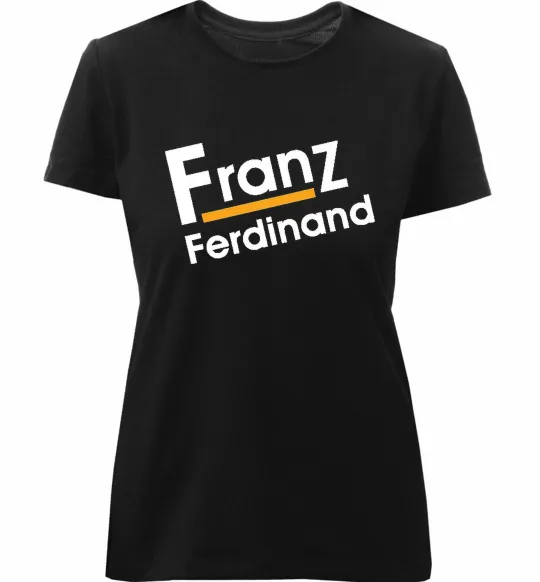 Жіноча преміум футболка FRANZ FERDINAND Чорний фото