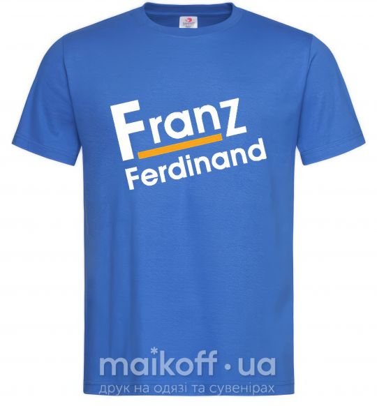 Мужская футболка FRANZ FERDINAND Ярко-синий фото