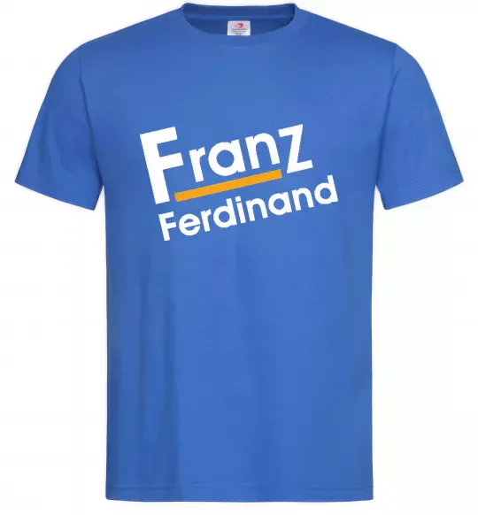 Мужская футболка FRANZ FERDINAND Ярко-синий фото