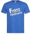 Мужская футболка FRANZ FERDINAND Ярко-синий фото