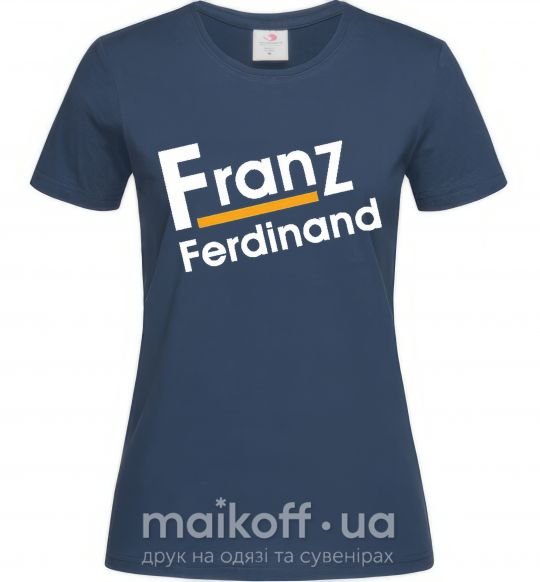 Жіноча футболка FRANZ FERDINAND Темно-синій фото
