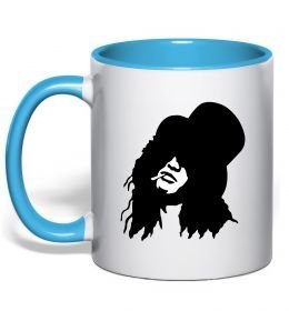 Чашка з кольоровою ручкою GUNS'N'ROSES