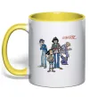 Чашка с цветной ручкой GORILLAZ Лимонный Чашка с цветной ручкой GORILLAZ Лимонный фото