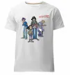 Мужская премиум футболка GORILLAZ Белый фото