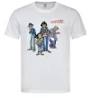 Мужская футболка GORILLAZ Белый фото