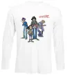 Лонгслив GORILLAZ Белый фото