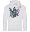 Чоловіча толстовка (худі) GORILLAZ Сірий меланж фото