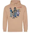 Чоловіча толстовка (худі) GORILLAZ Пісочний фото