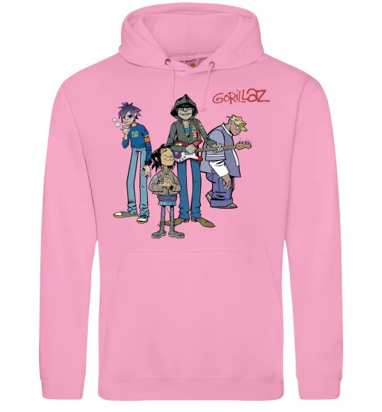 Женская толстовка (худи) GORILLAZ Розовый фото