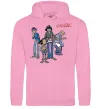 Женская толстовка (худи) GORILLAZ Розовый фото