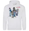 Женская толстовка (худи) GORILLAZ Серый меланж фото