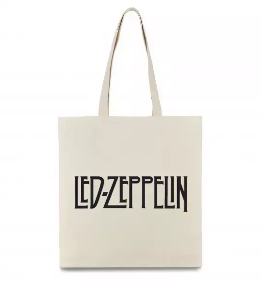 Еко-сумка LED ZEPPELIN Бежевий фото