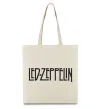 Еко-сумка LED ZEPPELIN Бежевий фото