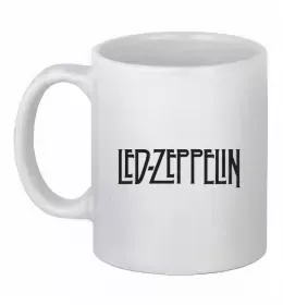 Чашка керамическая Led Zeppelin фото Белый фото