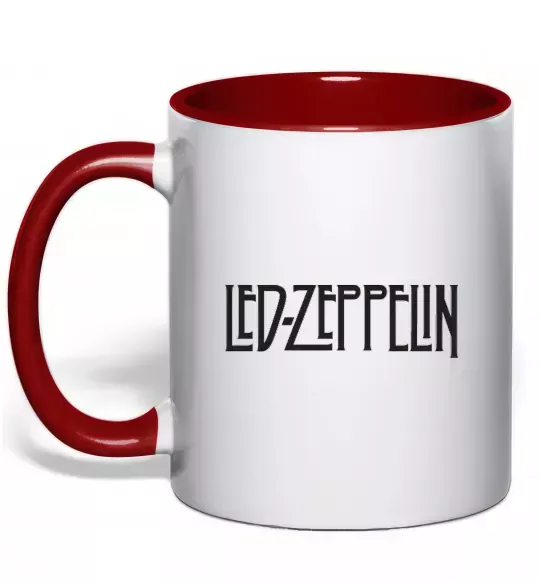 Чашка с цветной ручкой LED ZEPPELIN Красный фото