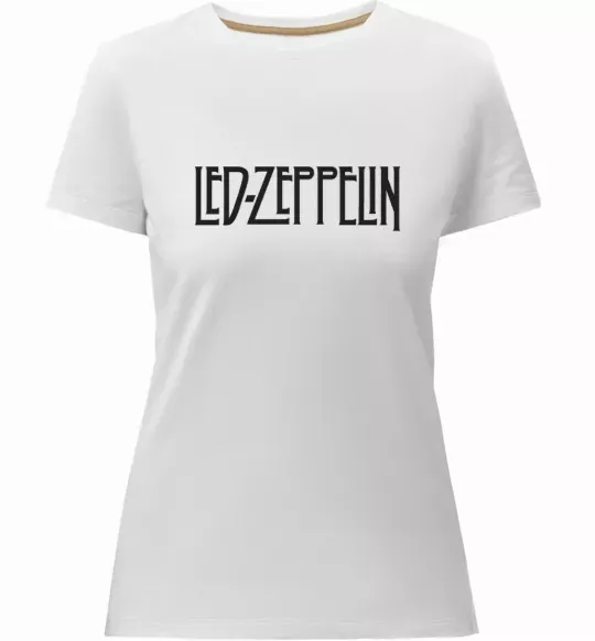 Жіноча преміум футболка LED ZEPPELIN Білий фото