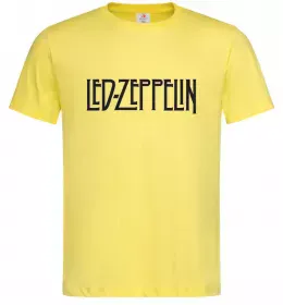 Чоловіча футболка LED ZEPPELIN Лимонний фото
