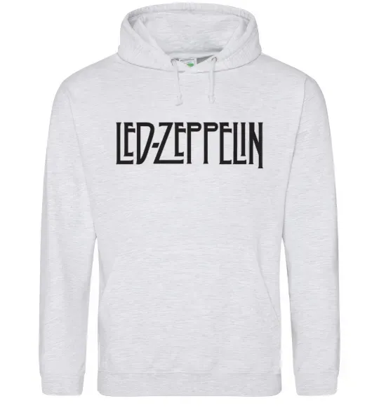 Мужская толстовка (худи) LED ZEPPELIN Серый меланж фото