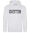 Мужская толстовка (худи) LED ZEPPELIN Серый меланж фото