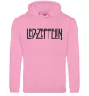 Женская толстовка (худи) LED ZEPPELIN Розовый фото