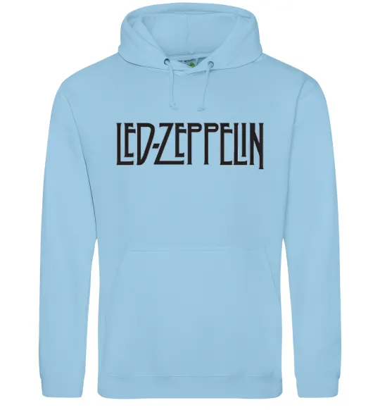 Женская толстовка (худи) LED ZEPPELIN Голубой фото