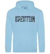 Женская толстовка (худи) LED ZEPPELIN Голубой фото