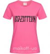 Жіноча футболка LED ZEPPELIN Яскраво-рожевий фото