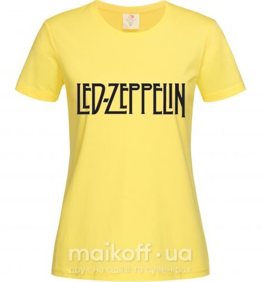 Жіноча футболка LED ZEPPELIN Лимонний фото