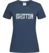 Жіноча футболка LED ZEPPELIN Темно-синій фото