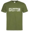 Чоловіча футболка LED ZEPPELIN Оливковий фото
