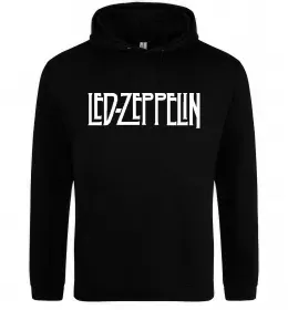 Мужская толстовка (худи) Led Zeppelin Angel Черный фото