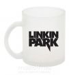 Чашка стеклянная LINKIN PARK надпись Фроузен фото