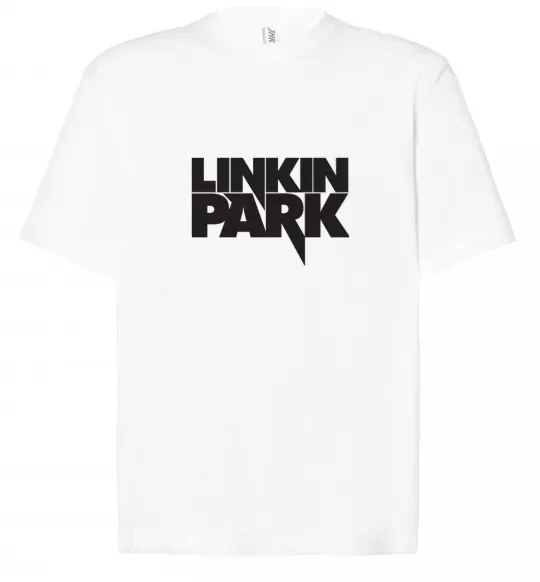 Футболка Оверсайз LINKIN PARK напис Белый фото